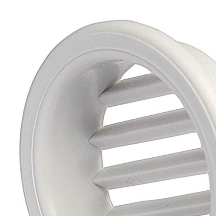 Griglia di areaz. circol. 60 da incasso in plastica per mobili