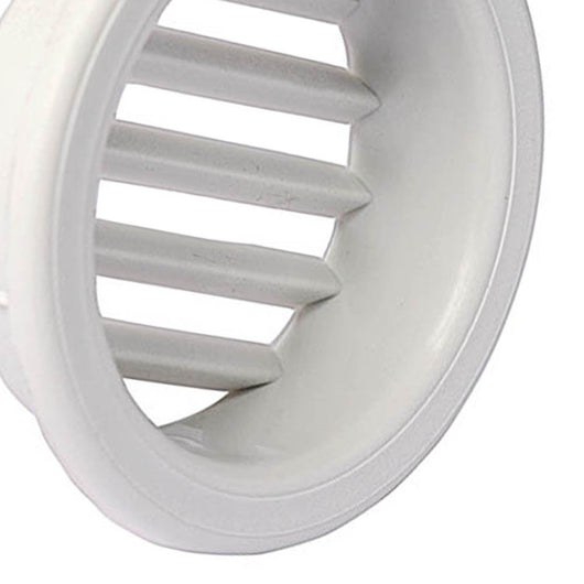 Griglia di areaz. circol. 60 da incasso in plastica per mobili