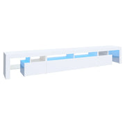 Mobile TV | Armadietto TV | Mobile Porta TV con Luci LED Bianco 260x36,5x40 cm
