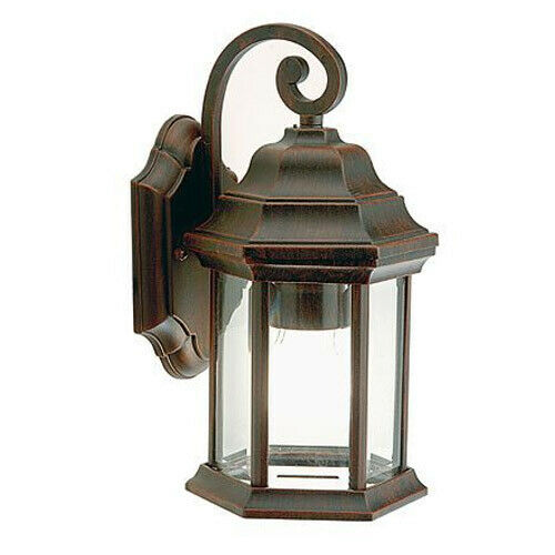 Lanterna Parete Applique Esterno Lampada Ruggine Antica Illuminazione Rude Sovil