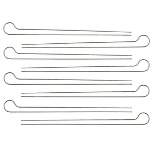 Spiedini barbecue acciaio Set Utensili Weber 8pz Doppia Punta Spiedo Arrosticini