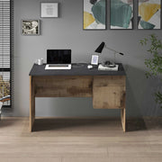WHOUS Scrivania Easy 1 anta e 1 cassetto acero e report 110x50x75 cm