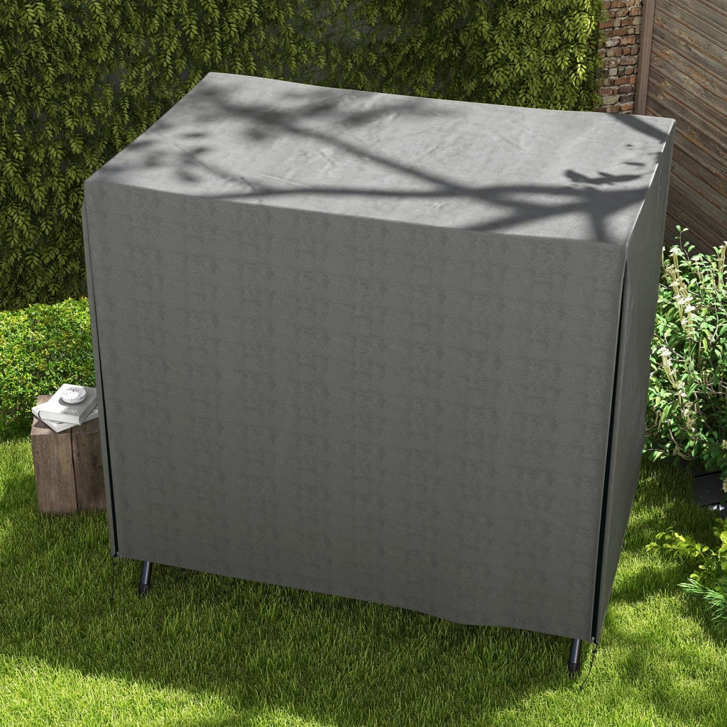 COPERTURA per dondolo da giardino 3 posti in poliestere Oxford grigio scuro