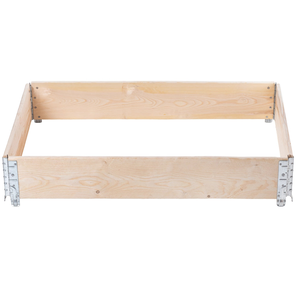 KADAX Prolunga per pallet in legno 120 x 80 cm Contenitore per erbe aromatiche