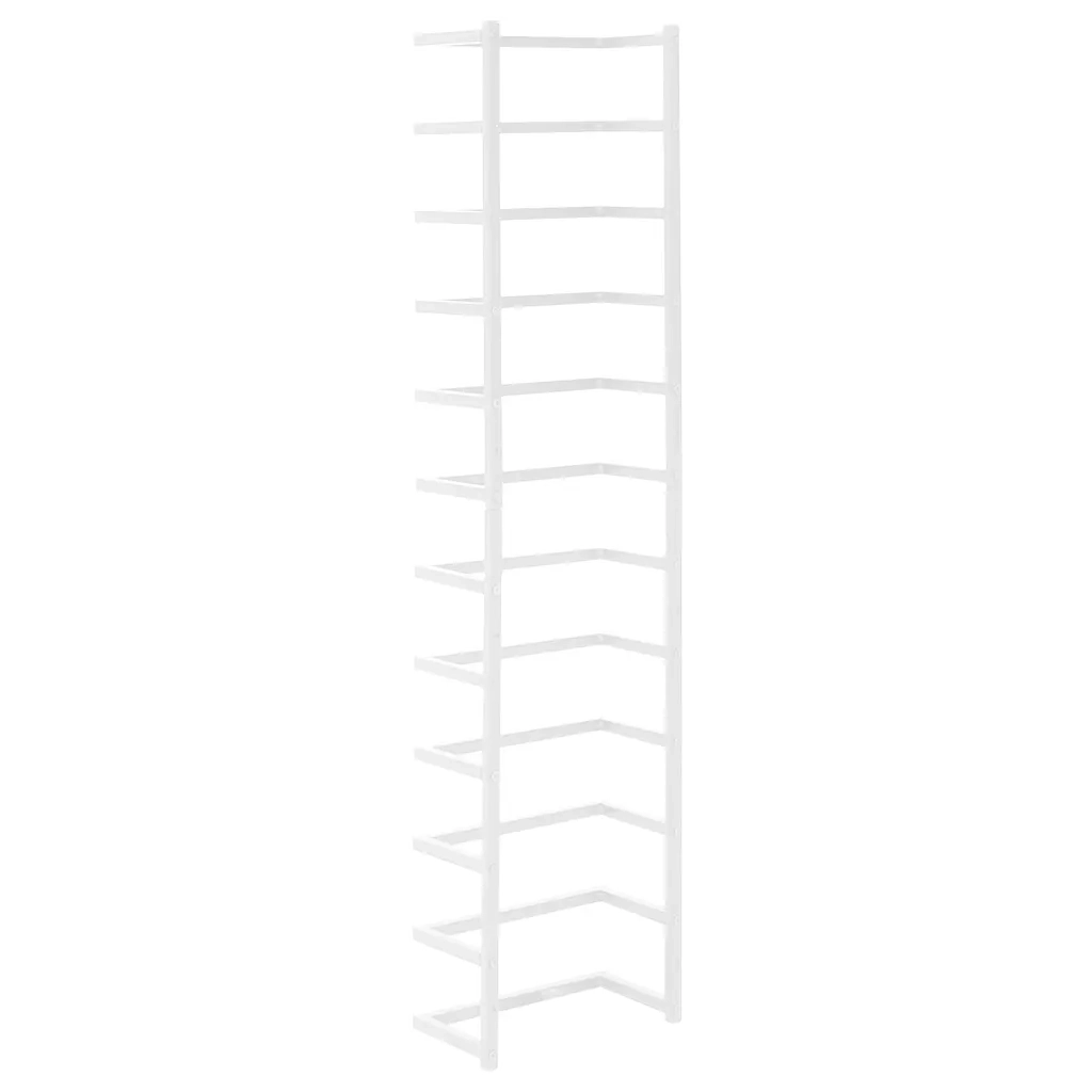 Portasciugamani Bianco 24x12x96 cm in Acciaio CFW1617654