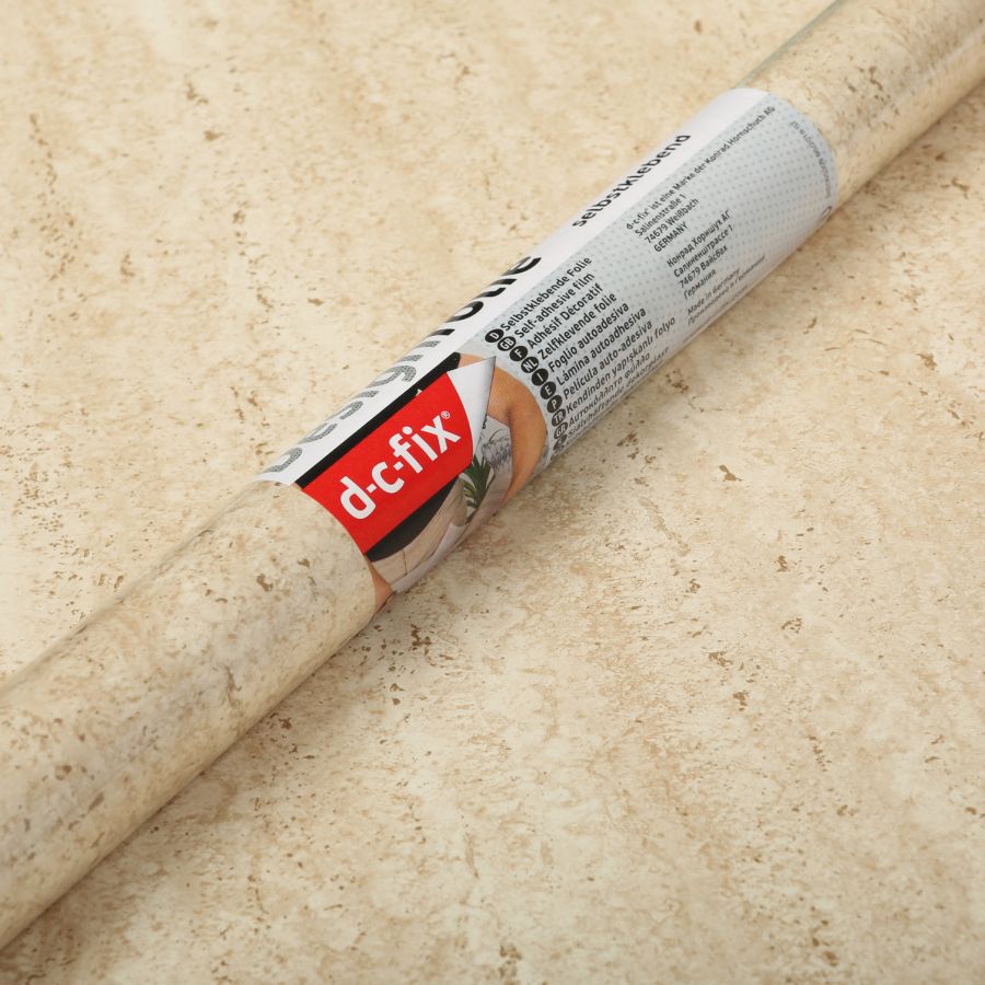 PLASTICA ADESIVA MARMO BEIGE CHIARO DC FIX MINI 45X200