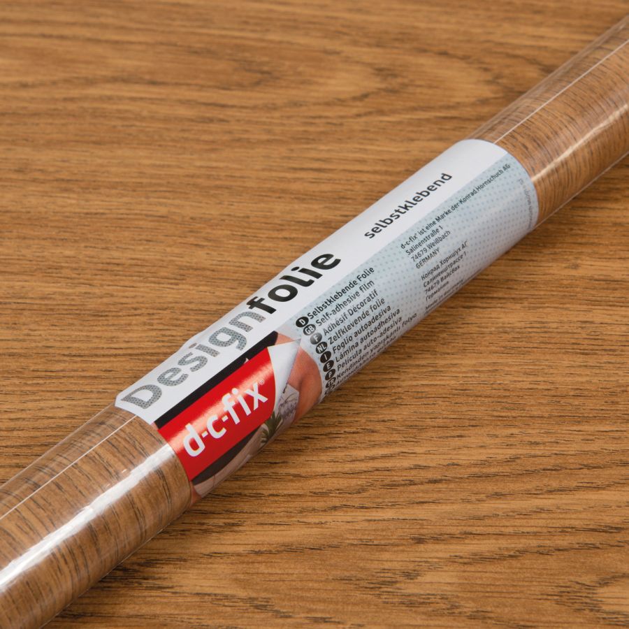 PLASTICA ADESIVA QUERCIA CHIARA DC FIX MINI  45X200 CM