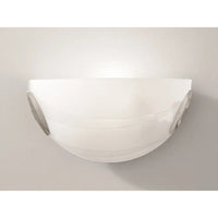 APPLIQUE CRI E27 30X8,5XH15CM BIANCA AD ONDE