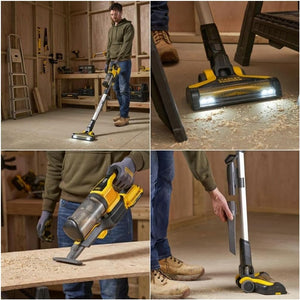 Stanley FatMax SFMCVS001D1 – Scopa aspiratrice a batteria 18V 2.0Ah e caricatore