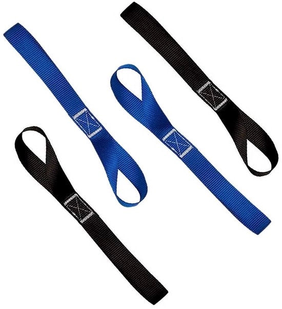 Bande di sostegno morbide a lusso, lacci per motocicli, auto, camion, camioncini, barche, UTV, ATV, TV, motocross, accessori di sicurezza, attrezzi per giardinaggio e giardinaggio (4-pack)