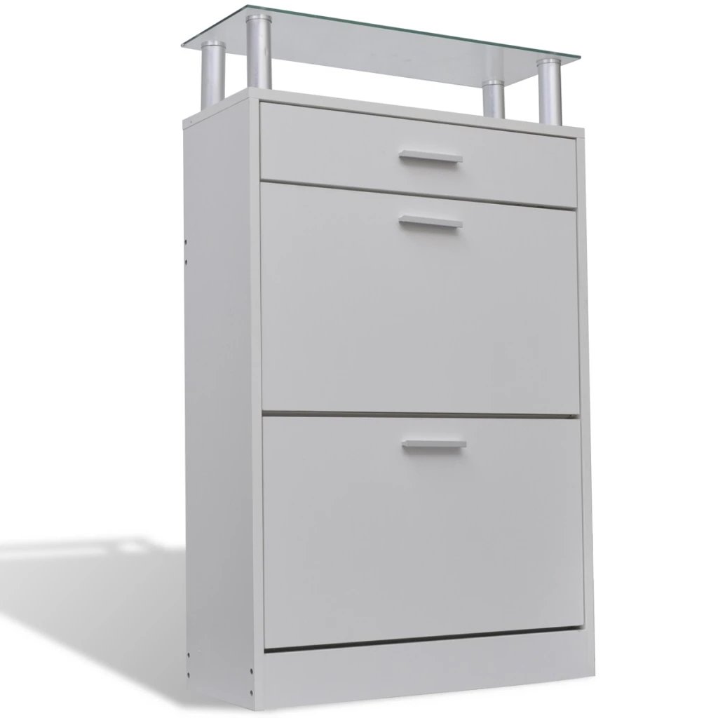 Mobile scarpiera ingresso camera da letto cassetti in legno 12 paia 2002045