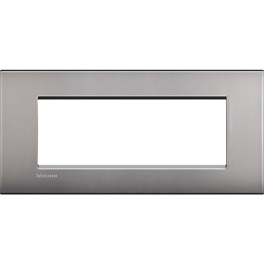 Living Light - Placca 7P Nichel Satinato - LNC4807NK