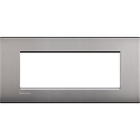 Living Light - Placca 7P Nichel Satinato - LNC4807NK