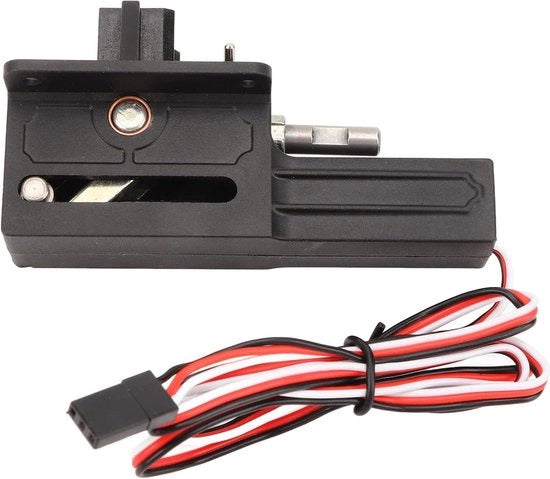 Sostegno di atterraggio 90 gradi in lega di alluminio elettronico retrattile per auto RC - Nero