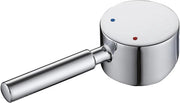 Maniglia universale per rubinetto 35 mm - Sostituzione maniglia a unico giro per rubinetto caldo e freddo - Cucina e bagno - Cromo - Materiale duraturo