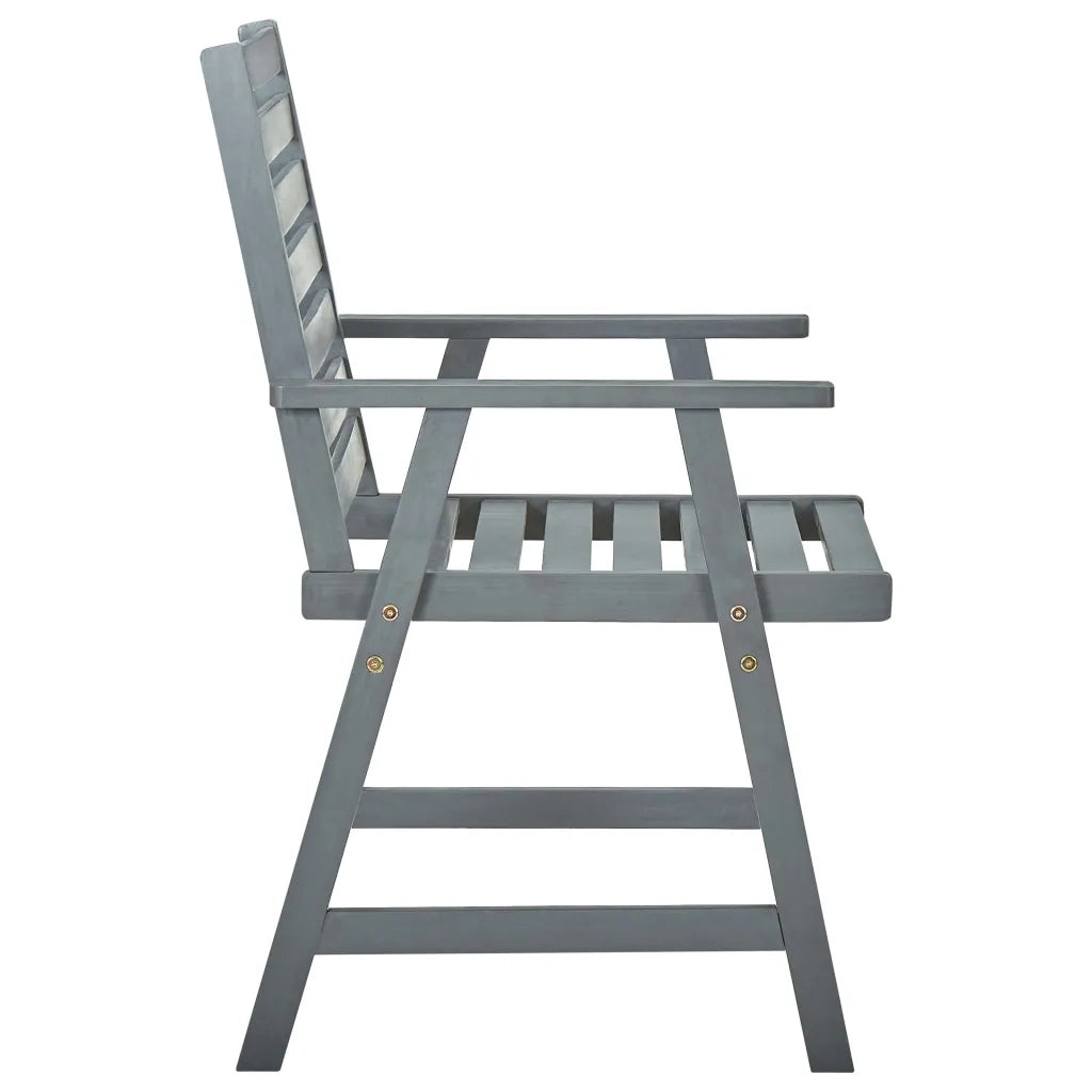Sedie da Pranzo da Esterni con Cuscini 2 pz Massello di Acacia cod mxl 52375