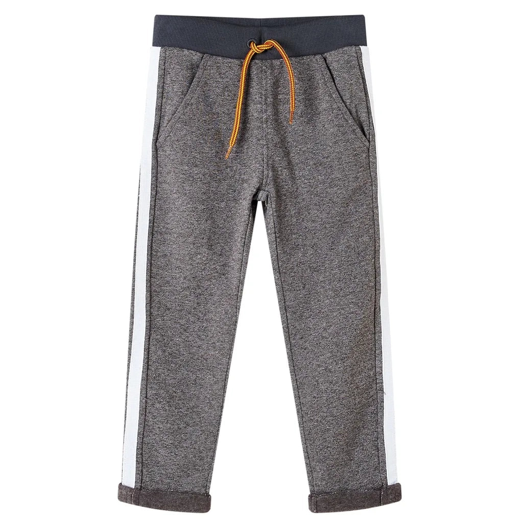 Pantaloni Tuta per Bambini Grigio Scuro MÃ©lange 116