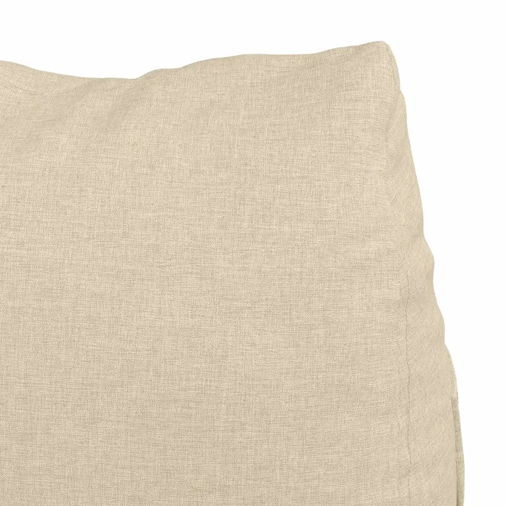 Cuscino per Schiena Crema 45 x 20 x 35 cm Tessuto 42015009
