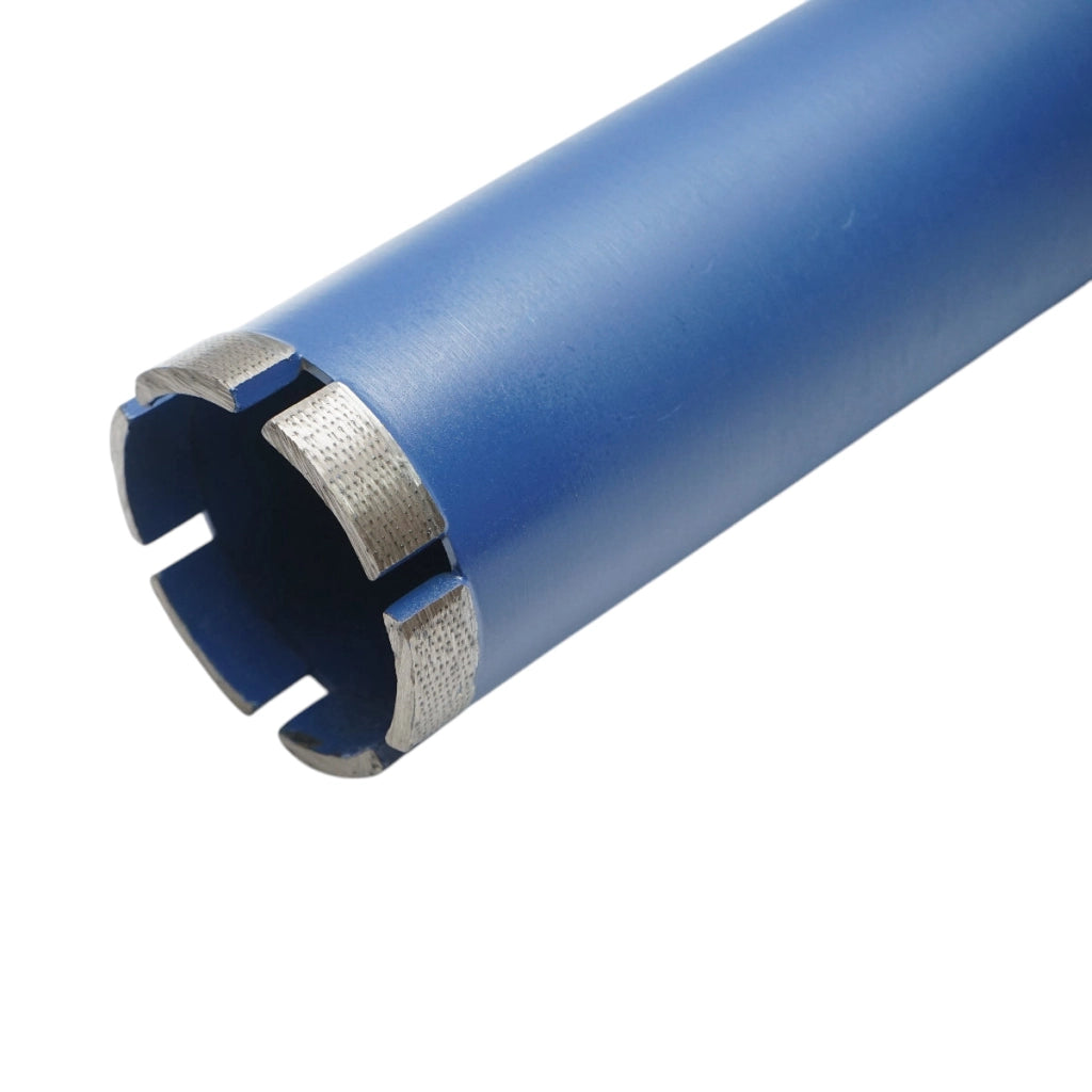 Corona diamantata 63x450mm con filettatura interna 1-1/4 UNC, foratura a umido per calcestruzzo, mattoni Breckner Germany
