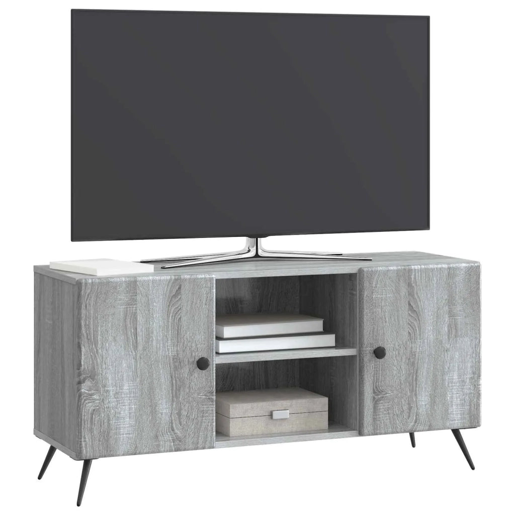 Mobile TV Grigio Sonoma 102 x 34,5 x 50 cm Legno ingegnerizzato 895621