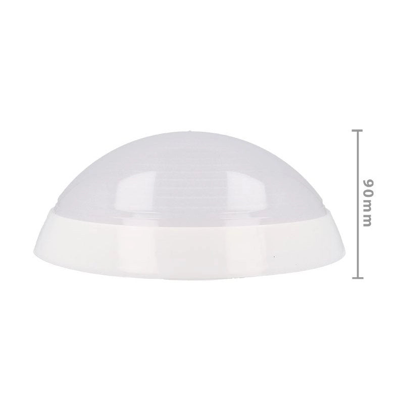 Plafoniera Led Da Soffitto Parete e Muro 7W 220V Bianco Neutro Diametro 230mm Interno IP20