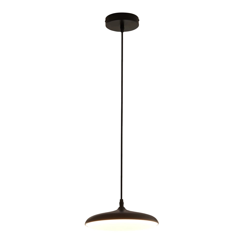 Lampada a Sospensione Oupilu con Illuminazione a LED - Nero/Bianco lux.pro