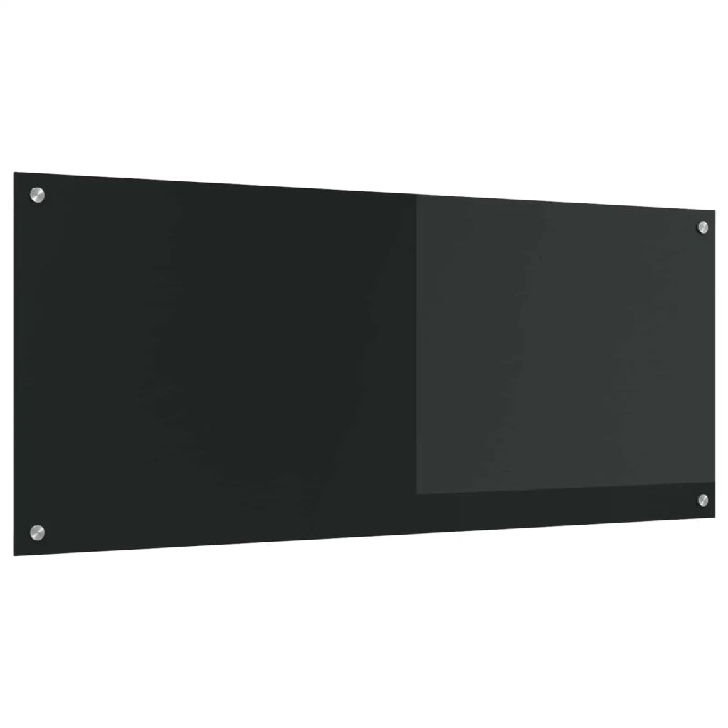 Schienale da cucina Nero 120 x 50 cm vetro temperato 42001302