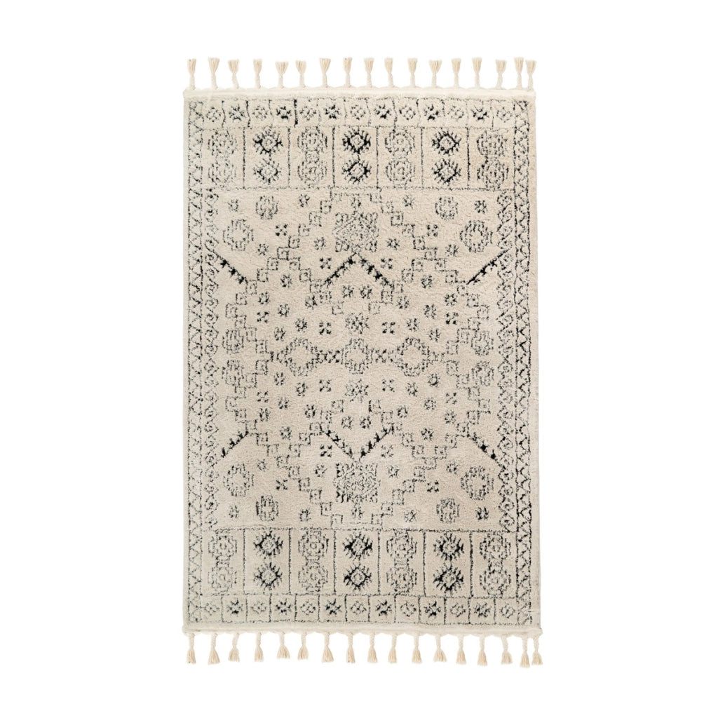 Tappeto Lovis 100 Bianco in Stile Etnico