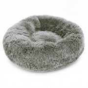 Cuscino per cani a forma di culla - Piuma per cani - Fondopiede antiscivolo - Diametro 70 cm - Manubrio in acciaio inossidabile - Adatto per cani piccoli e grandi - Culla per cani