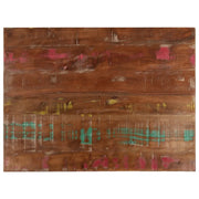 Piano Tavolo 90x60x3,8 cm Rettangolare in Massello di Recupero