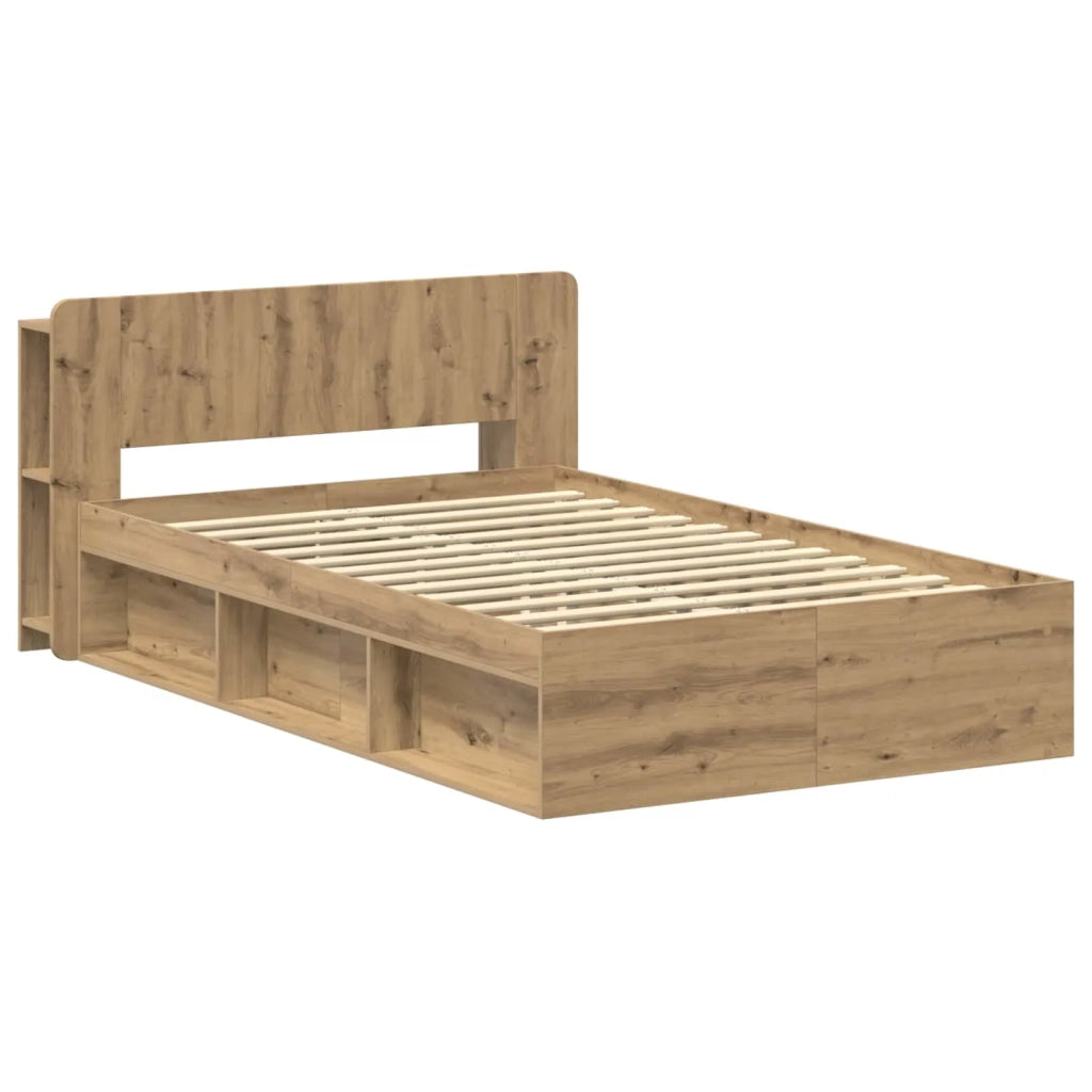 Telaio del letto con storage Rovere Artigianale 120 x 200 cm