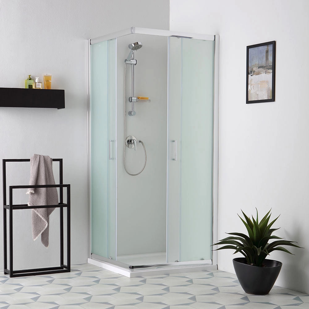 Box doccia vetro satinato 70x70 scorrevole