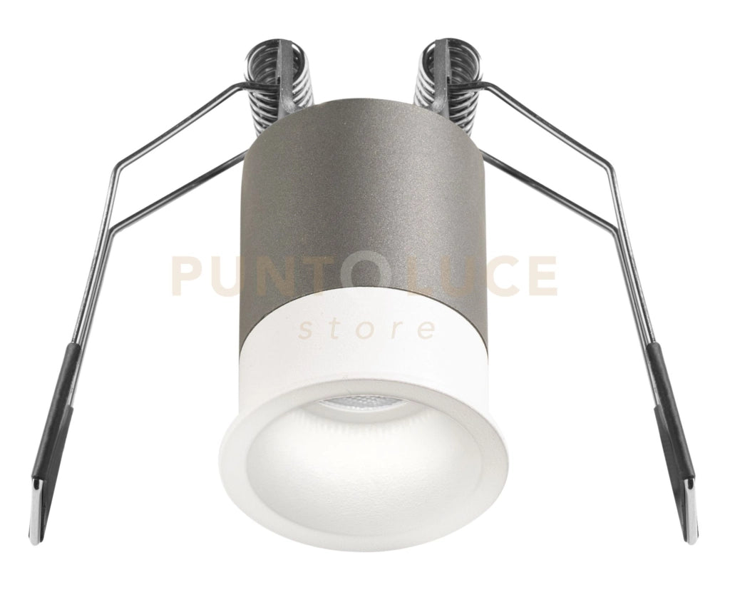 GFA1100C- FARETTO AD INCASSO OTTICA RIENTRATA A LED 3000K 230LM 3W D.3,5CM BIANCO
