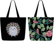 Borsa a Spalla Grande con Tasca Interna per Scuola, Borsa da Lavoro, Borsa da Donna, Modello Sparrow Naturale e Nero, Utility