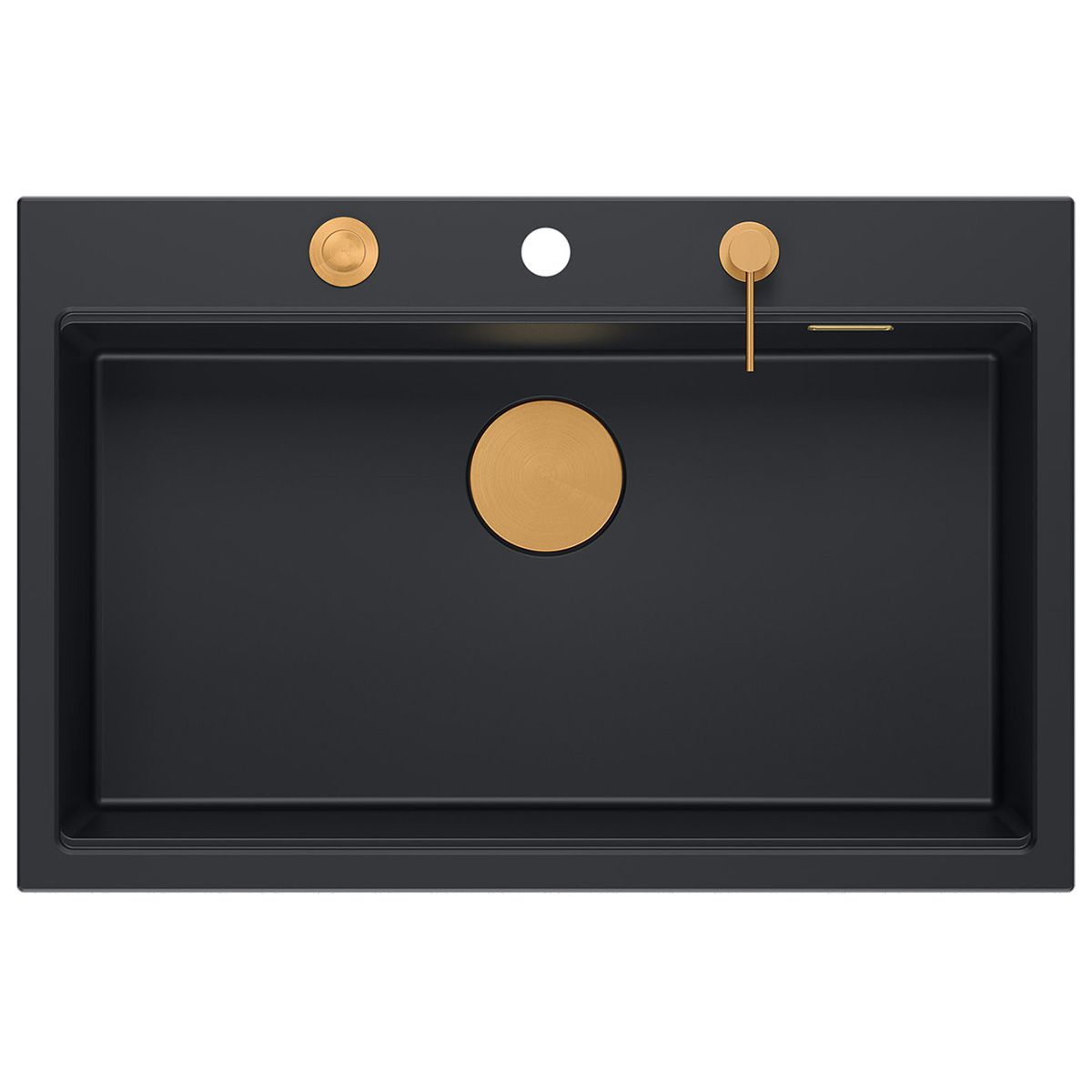 Lavello In Granito Marc 110 Workstation Black Oro