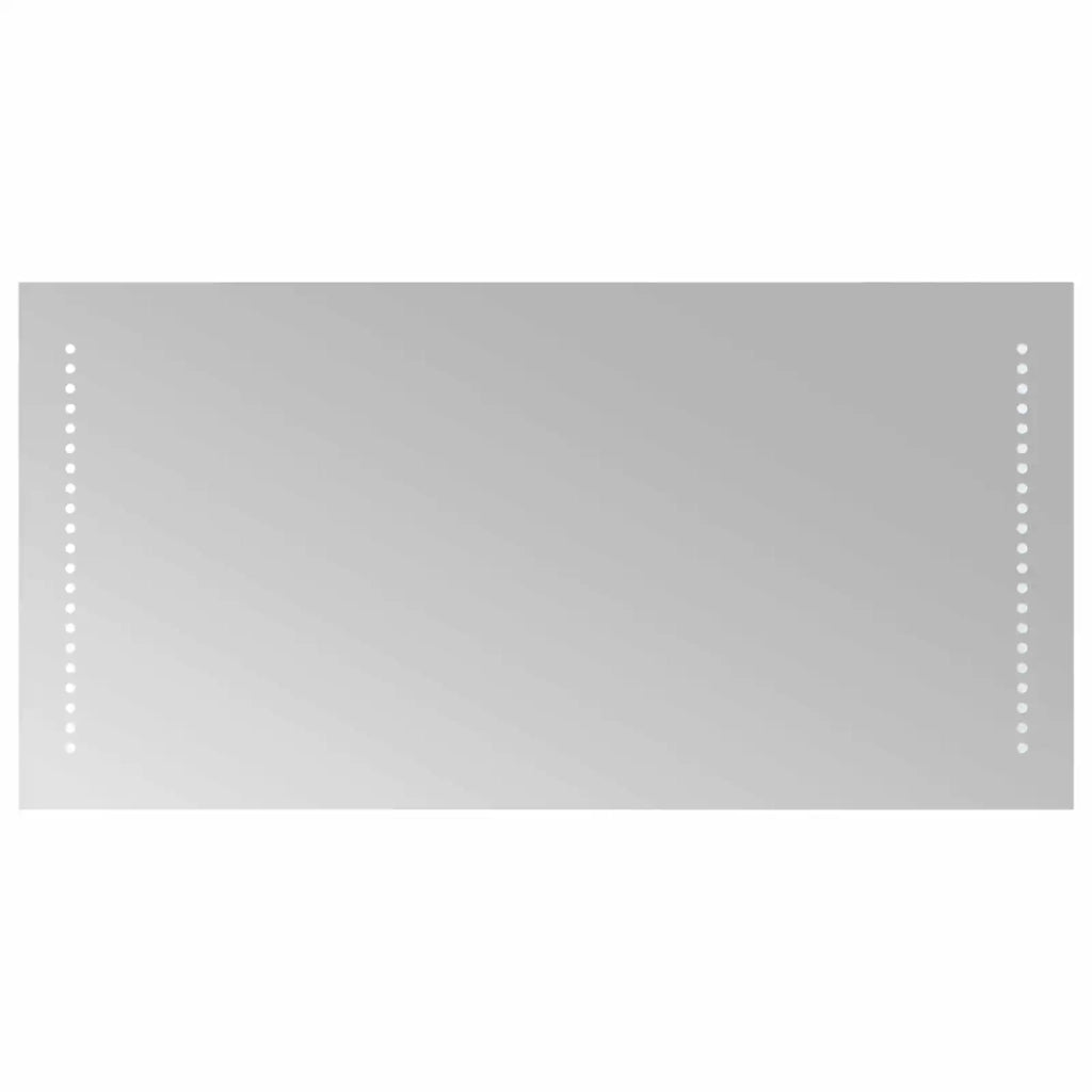 Specchio da bagno LED Trasparente 40 x 80 cm vetro temperato 42045778