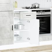 vidaXL Base da Cucina Porto Grigio Cemento in Legno Multistrato