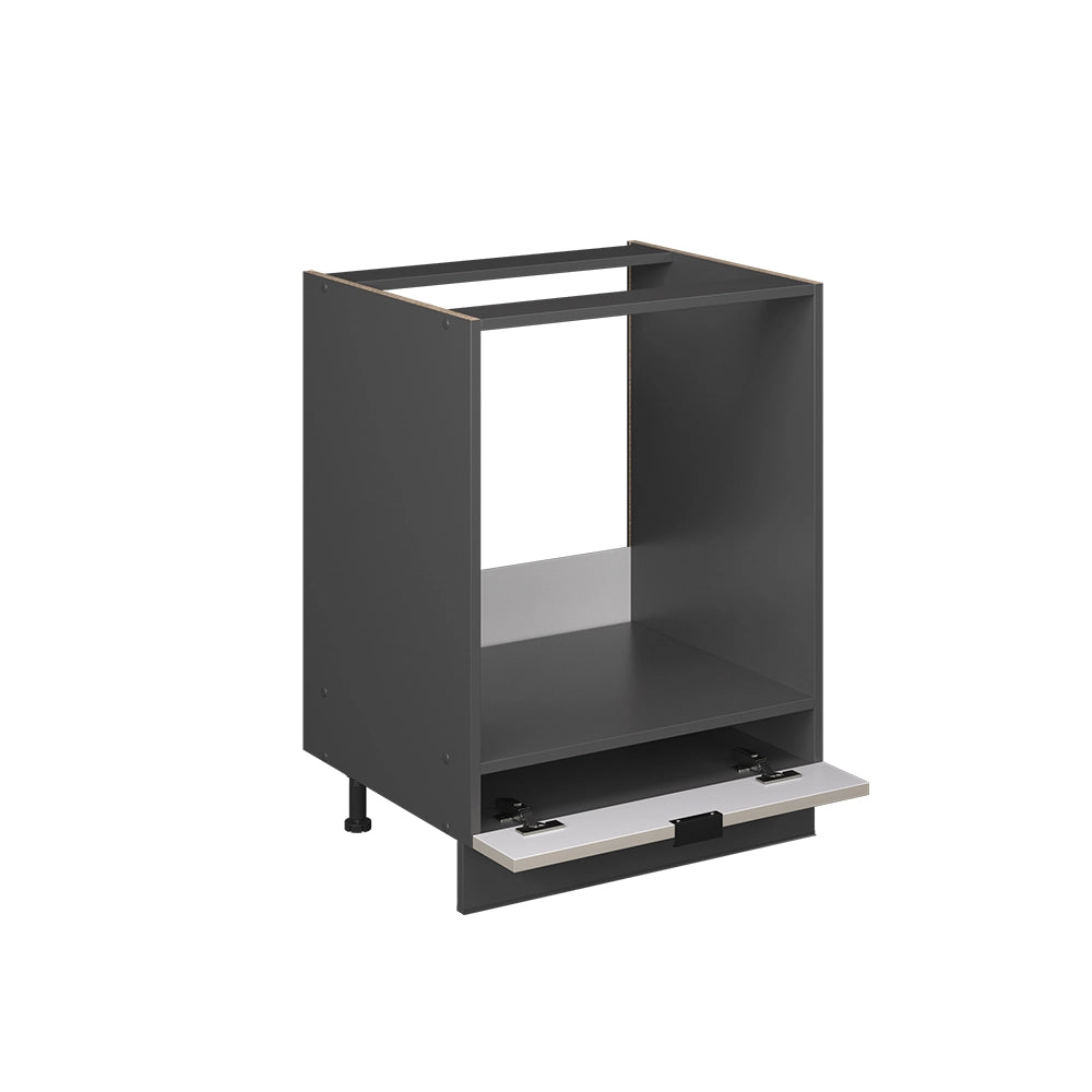 Mobile per forno da incasso Fame-Line GrigioBeige/Antracite 60 cm, PL Marmo Vicco