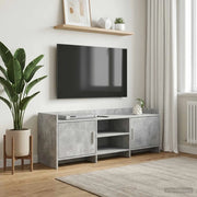 Mobile TV 130 x 33 x 47 cm Grigio Cemento Legno ingegnerizzato 8011174