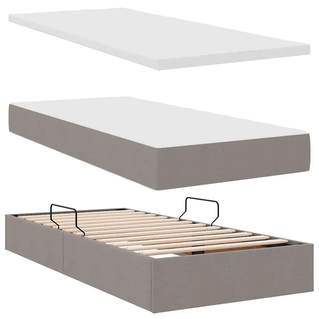 Letto con Contenitore Talpa 180 x 200 cm Pelle Sintetica 3370940
