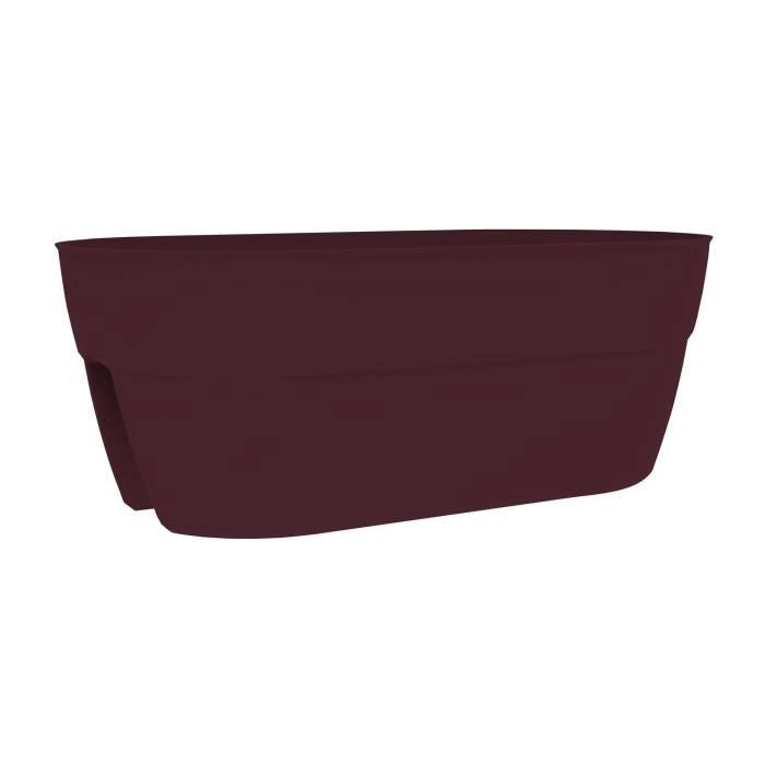 Cavaliere Osaka Jardiniere 19,5 L - EDA - Rosso Borgogna - per Balconi e Ringhiere