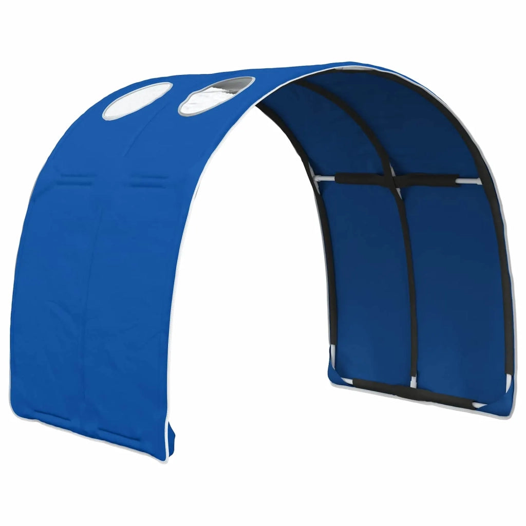 Tunnel per Letto 2 pcs Blu 211 x 67.5 x 2 cm Poliestere
