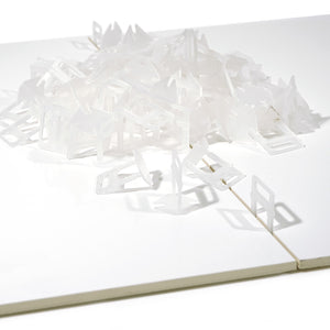 Distanziatori livellanti 2000 linguette da 1,0mm per livellamento piastrelle