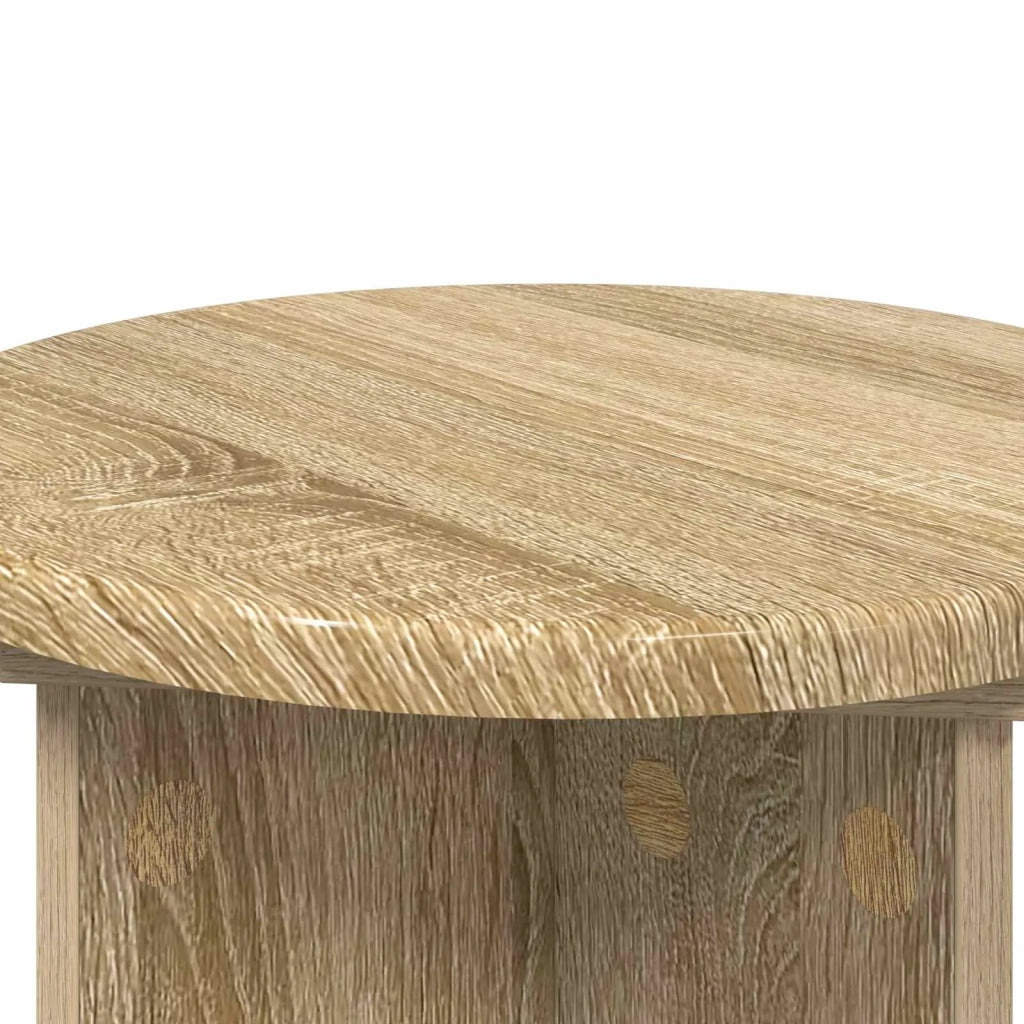 Supporto per piante 2 pcs Rovere Sonoma Ø29,5 x 40 cm 899737