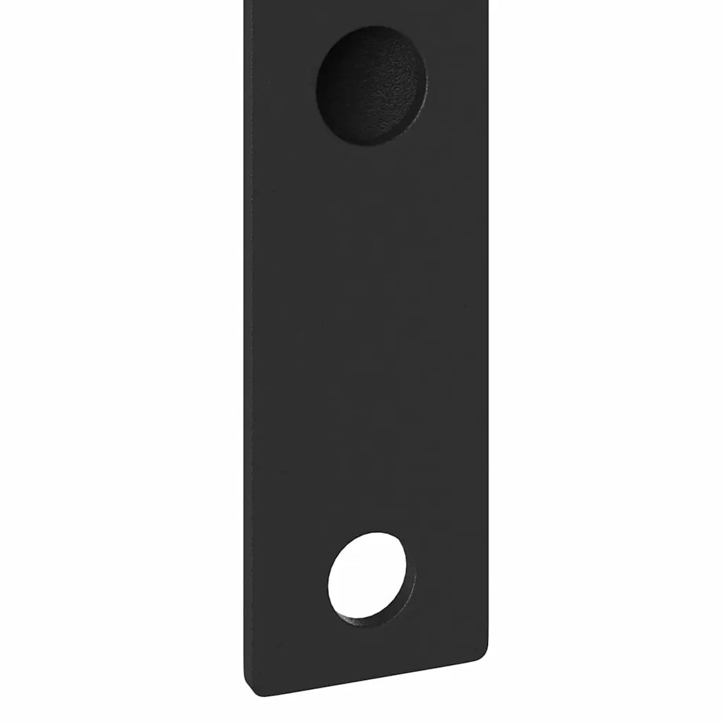 Supporto per Bandiera Nero 15 x 3 x 0,35 cm Acciaio CFW8227358