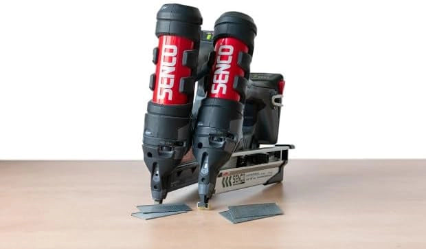 KYOCERA SENCO FRANCE - Chiodatrice a brad autonoma Fusion F18 per punta AX da 15 a 55 mm + 2 batterie 18 V-KYOCERA SENCO FRANCE-115412