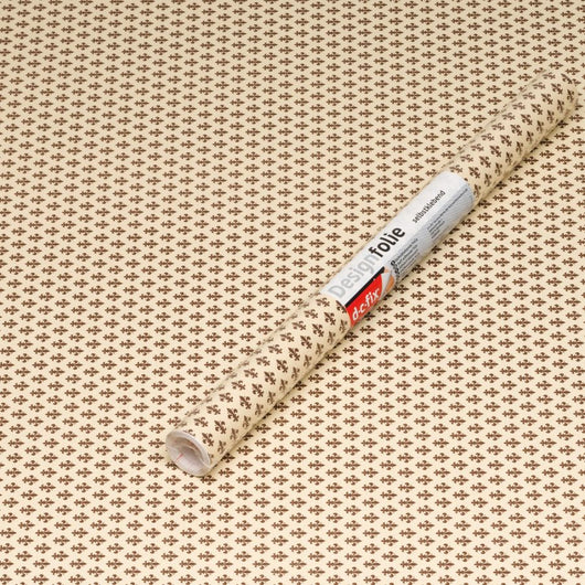 PLASTICA ADESIVA GIGLIO DI FIRENZE MARRONE DC-FIX MINI 45X200