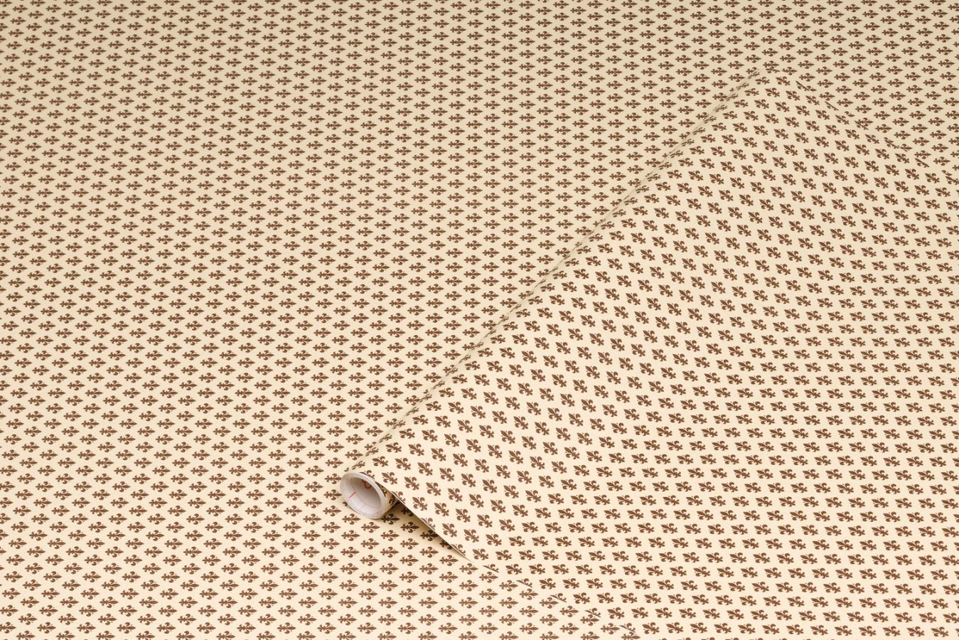 PLASTICA ADESIVA GIGLIO DI FIRENZE MARRONE DC-FIX MINI 45X200