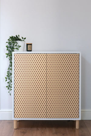 PLASTICA ADESIVA GIGLIO DI FIRENZE MARRONE DC-FIX MINI 45X200