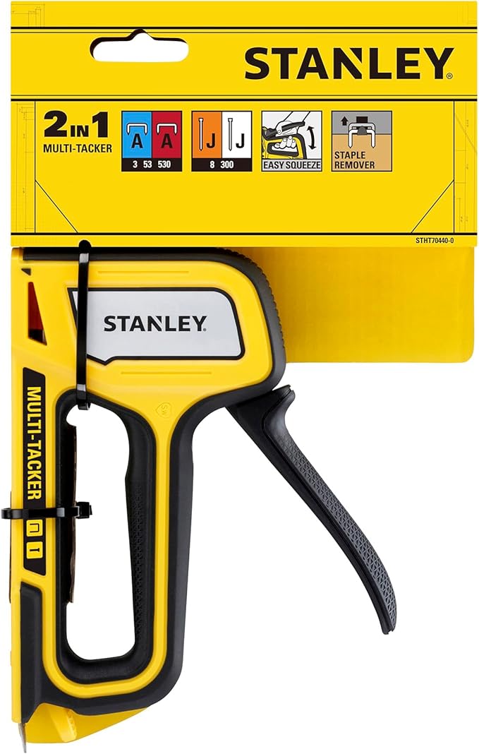 Stanley STHT70440‑0 - Graffatrice/Chiodatrice 2 in 1con Easy Squeeze